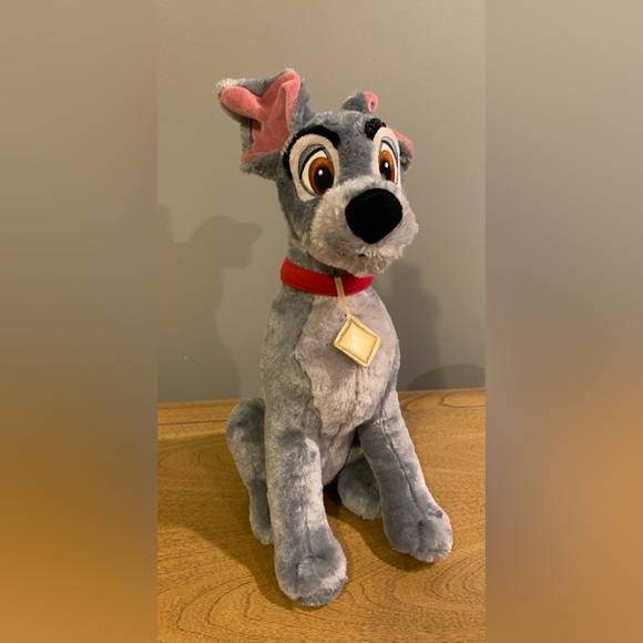 Disney Store “ Lady and the Tramp” Tramp Stuffed Animal, Like New Condition - Picture 4 of 16
